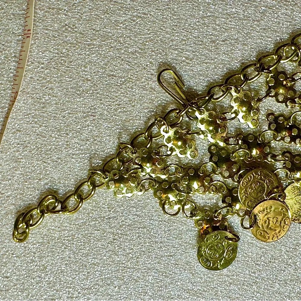 Vintage Coin Belly Dancer Belt with Bells - Picture 4 of 7